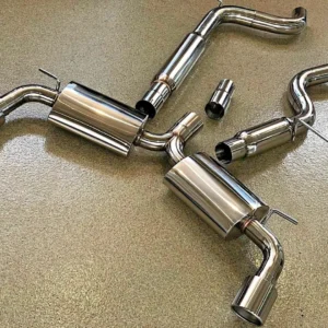 Racing VW Golf GTi MK7.5 18-21 T304 Stainless Catback Exhaust 2.0T 3"