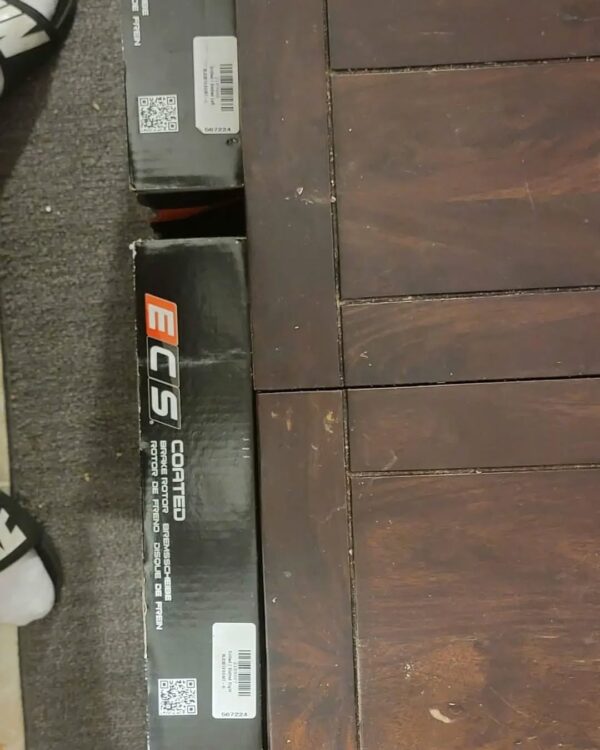 Front Cross Drilled & Slotted Brake Rotors - Image 4